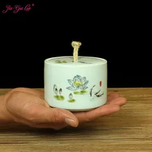 JIA-GUI LUO Керамика Чай коробка сухой прибор для хранения фруктов банок Герметичная Бутылка Чай аксессуары ПУ-эр коробка для хранения чая Керамика банку D128