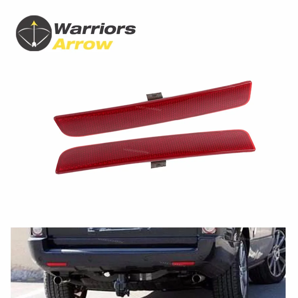 

LR006348 LR006349 For Land Rover LR2 2008- Range Rover 2003-2008 2009 2010 2011 2012 Pair Rear Left+Right Bumper Red Reflector