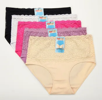 

Large Size women sexy lace panties seamless cotton breathable panty Hollow briefs girl sexy underwear XXXL 4XL 5XL