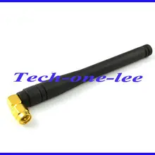 10 шт./лот 10,7 см позолоченный правый угол SMA штекер разъем 2-3dbi 315 МГц резиновая антенна