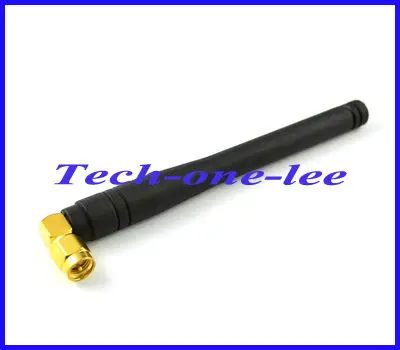 10pcs/lot 10.7cm Gold plated Right Angle SMA Male Plug Connector 2-3dbi 315MHZ Rubber Antenna Free Shipping | Мобильные телефоны и