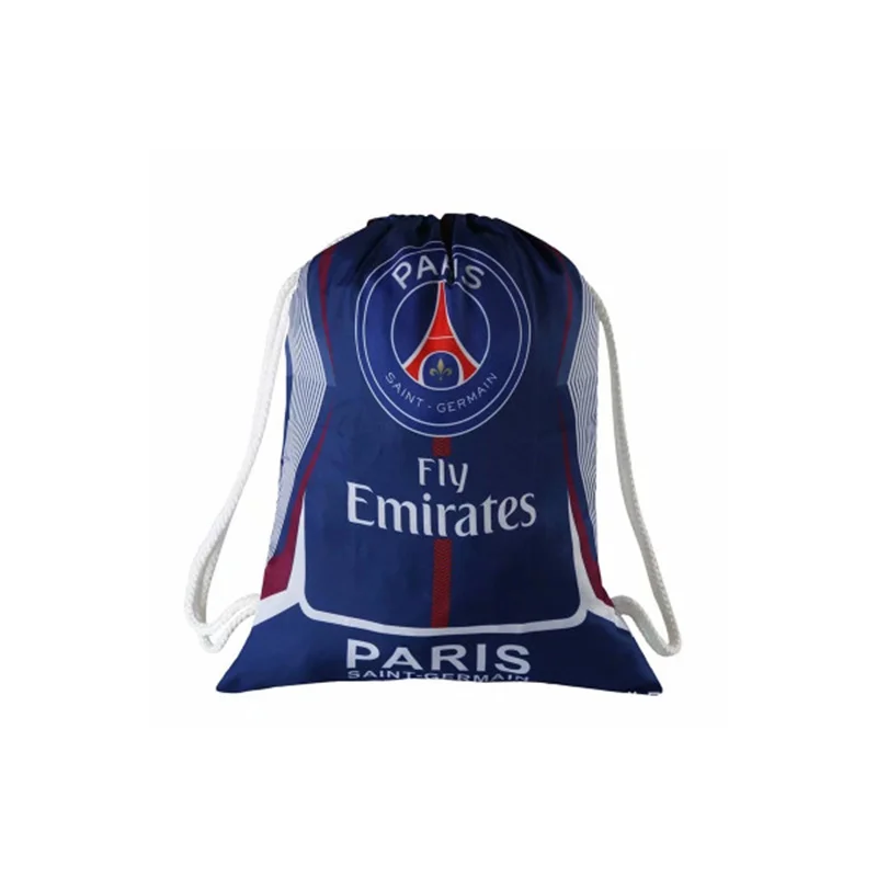 Paris Saint Germain Football Clubs Swerve Gym Bag Soccer Drawstring Backpack Drawstring Sport Bag for Soccer