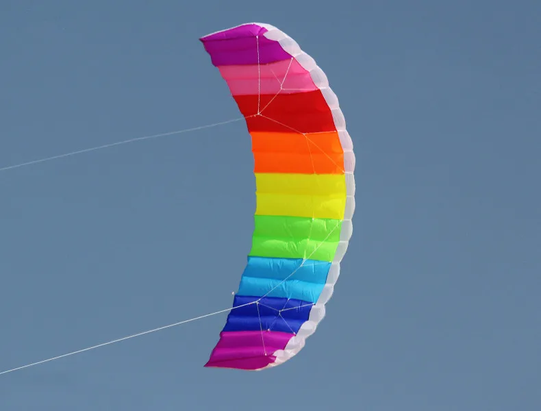 HOT SELL New 2.7m  Dual Line  Power Parafoil Kite Boarding / Surfing So Exciting and Good Flying 4