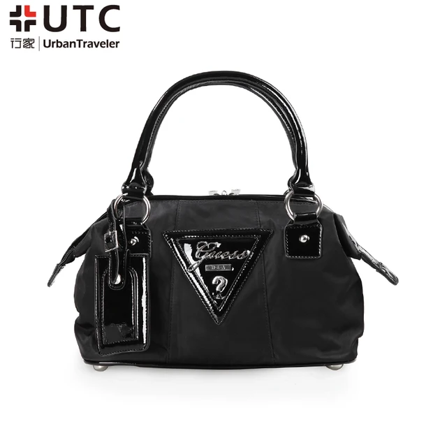 GUESS women's black commercial fashion nylon bag one shoulder handbag x