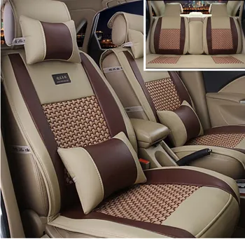 

universal size car cushion pad fit for most cars single summer cool seat cushion four seasons general surrounded car seat cover