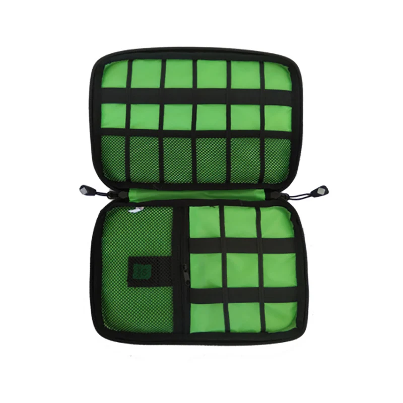  Nylon zipper mobile phone bag USB cable pouch portable multi function 10.84 inch electronic accesso