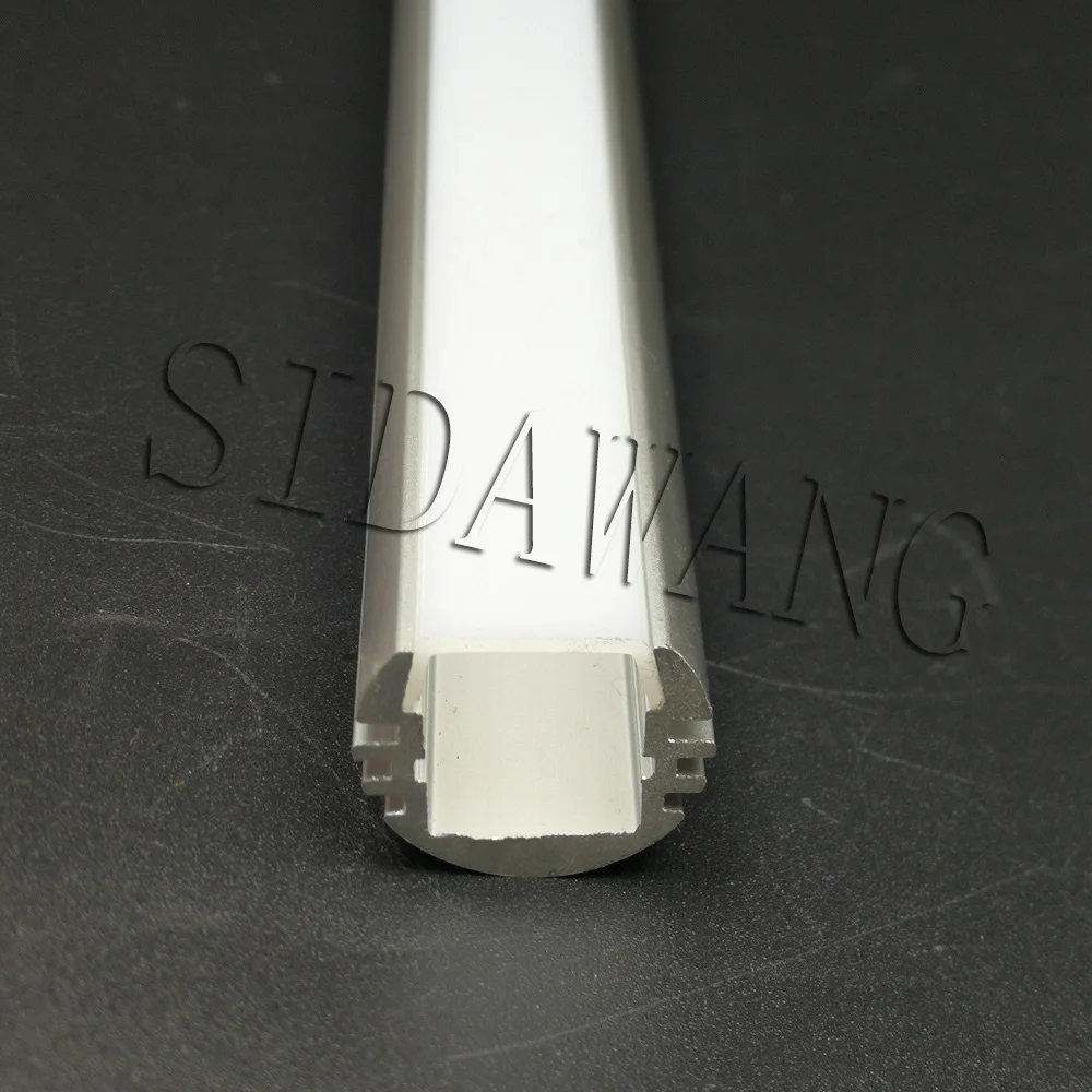 2 м круглый Угловой Алюминий светодиодный профиль для 11 мм PCB полосы SDW038