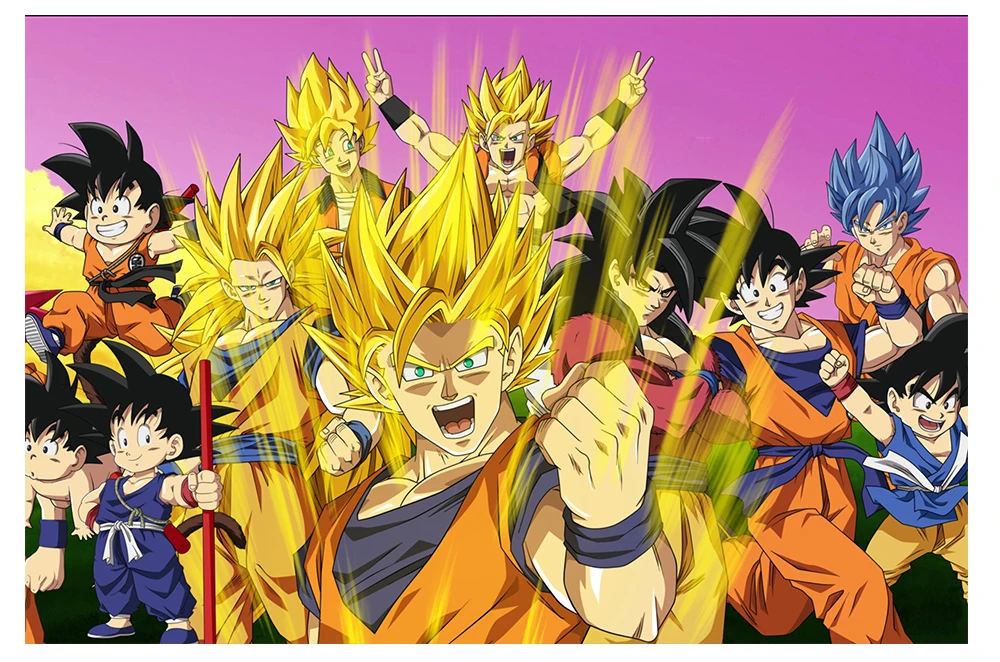 MOMEMO Dragon Ball Puzzle 1000 шт. деревянные головоломки мультфильм Аниме Супер сайян Гоку для детей Взрослые подростки игрушечные лошадки