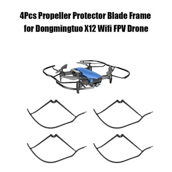 

4Pcs RC Drone with Camera Propeller Protector Blade Frame for x12/S163 Wifi FPV Drone RC Quadcopter Parts