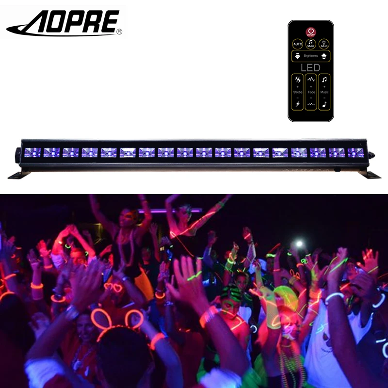 

LED UV Stage Light Bar Wall Washer Lamp Stage Lighting Effect Lights with DMX Remote Control LED UV Dj Light For Home Party