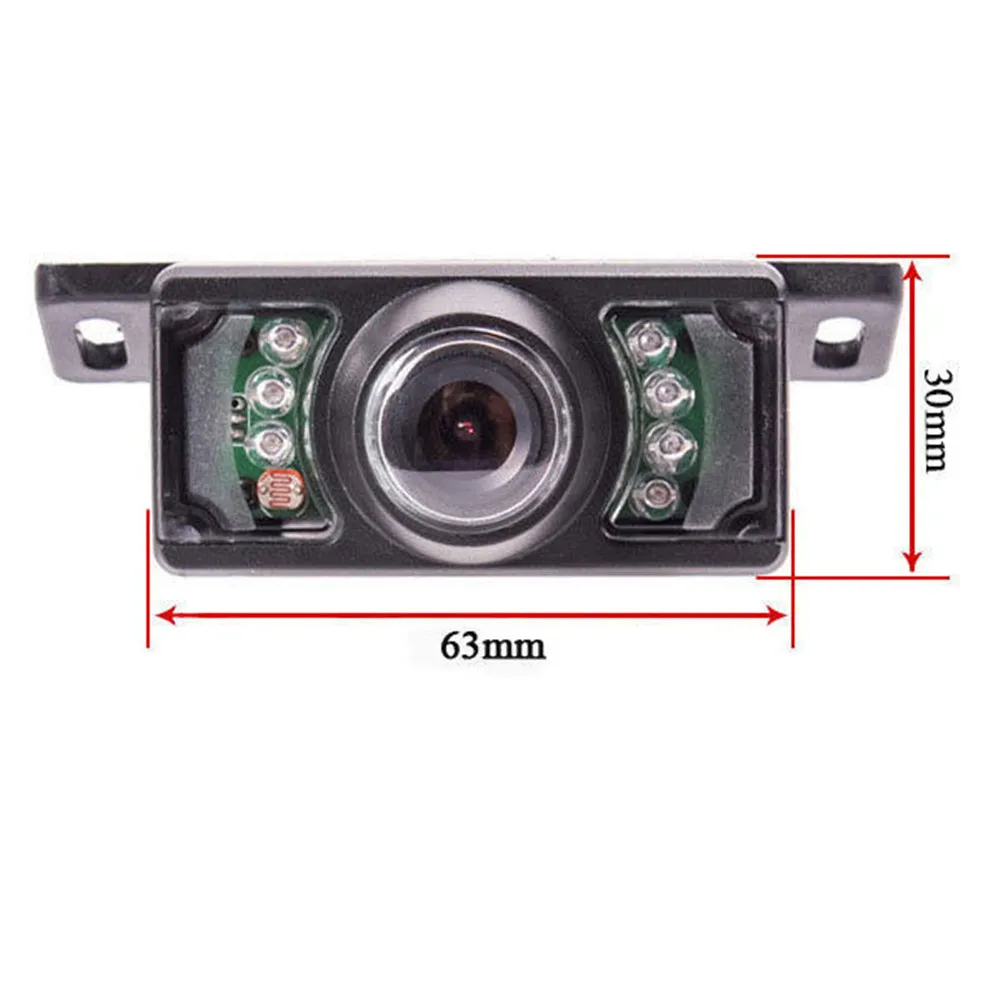 Night Vision Parking Car Rear View Wide Angle LED Reversing Camera (3)