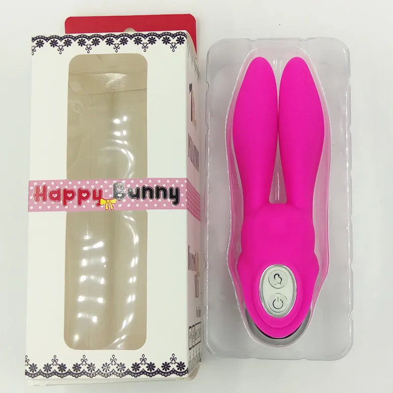 New Judy Rabbit Vibrators Top Quality Sex Toys Strong Power Nipple Clit Clamp Vibrators G Spot -6116