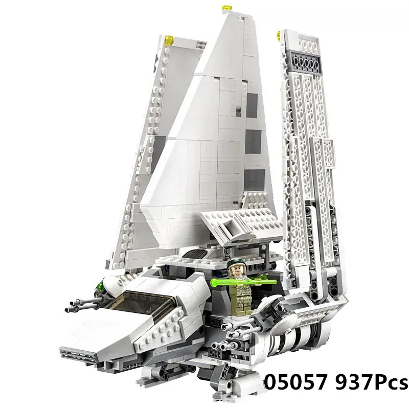 

05057 937Pcs Star MOC Series war Technic Imperial Shuttle Tydirium Building Blocks Bricks Toys Compatible 75094