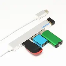 Мини концентратор тип-c до 4 портов USB2.0 17 см/6,7 дюйма концентратор адаптер конвертер серебро, серый сплиттер для ноутбука
