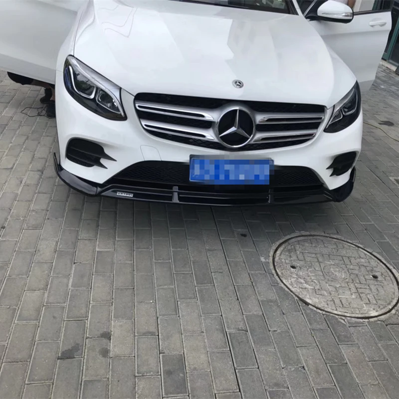 

For Mercedes-Benz W253 front Bumper Diffuser Bumpers Protector For W253 GLC260 200 300 front Body kit bumper Before lip spoiler