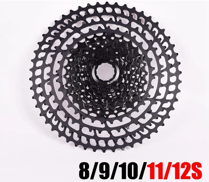 SUNSHNE MTB 11 سرعة 11-50 T كاسيت 365g خفيفة دراجة Freewheel 11 t دراجة أجزاء جبل ل shimano M9000 M8000 M7000