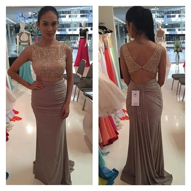 Jewel Top Prom Dresses