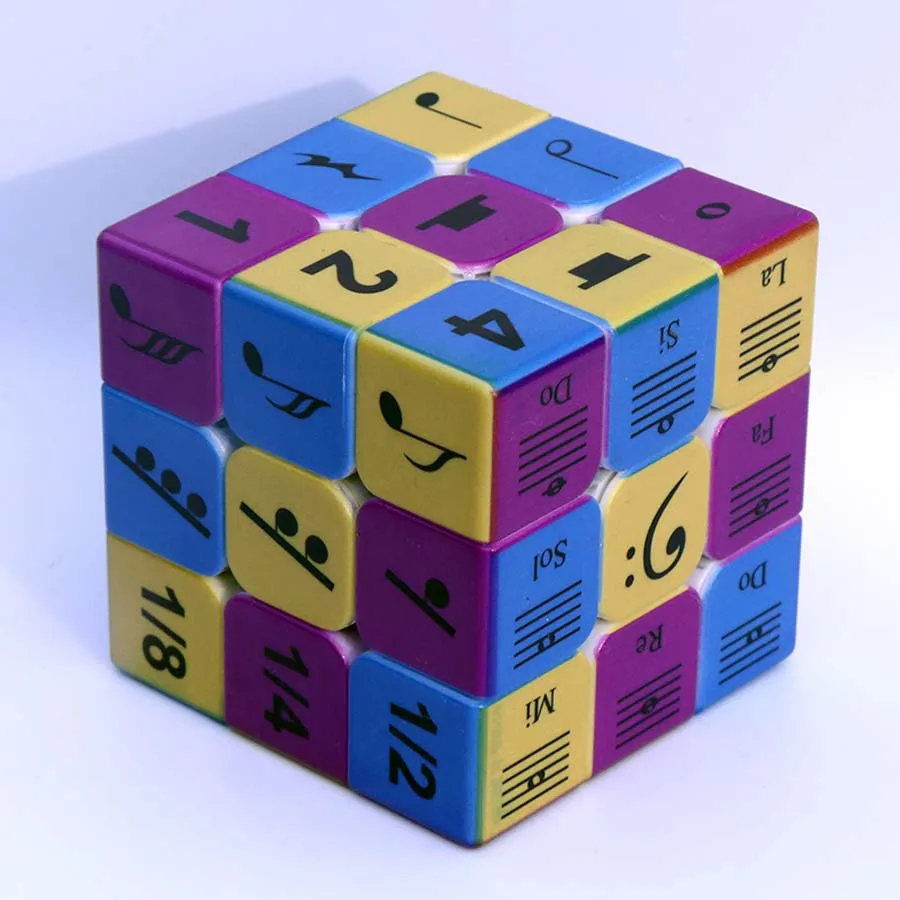 Музыкальные ноты волшебный куб 3x3x3 пазл игрушки Neo Cubo Magico Развивающие для детей
