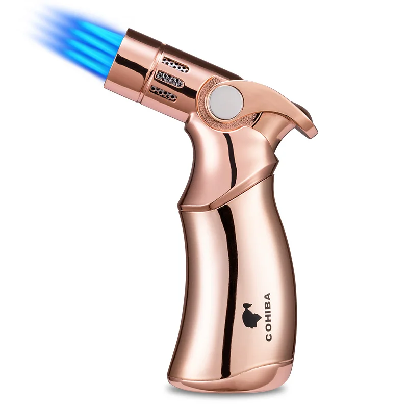 

COHIBA Cigar lighter pipe big lighter windproof torch straight into the inflatable gas lighter cigarette lighter LH-1098