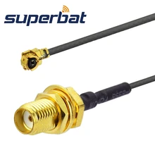 Superbat кабель SMA Female Jack-U. fl/IPX Пигтейл/провод для антенны кабель 1,13 мм 30 см
