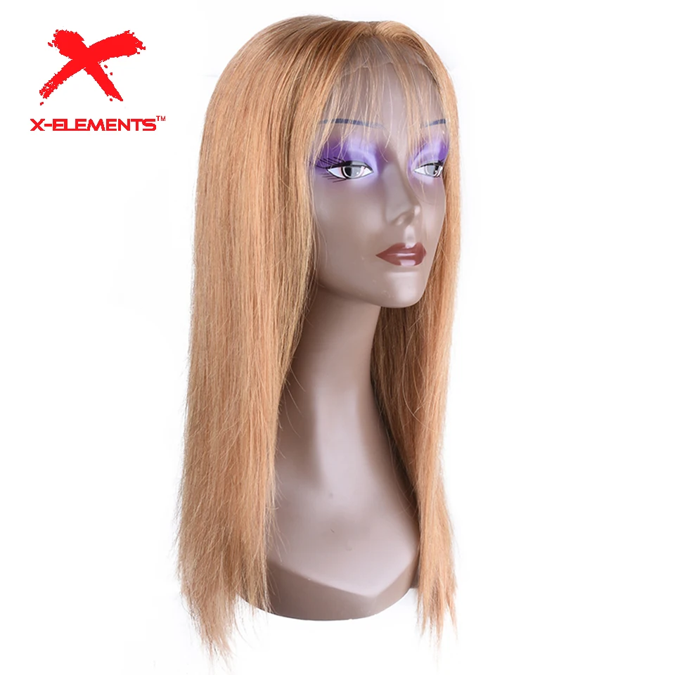 Brazilian Lace Front Human Hair Color Wigs Pre Plucked 4x4 Lace Closure Wig with Baby Hair Remy Straight Wigs 5 Color to Choose (9)