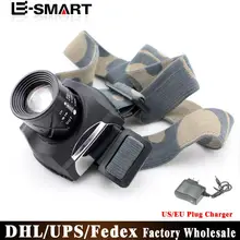 DHL 100 шт. Q5 светодиодный налобный фонарь Glar для рыбалки перезаряжаемый налобный фонарь для кемпинга