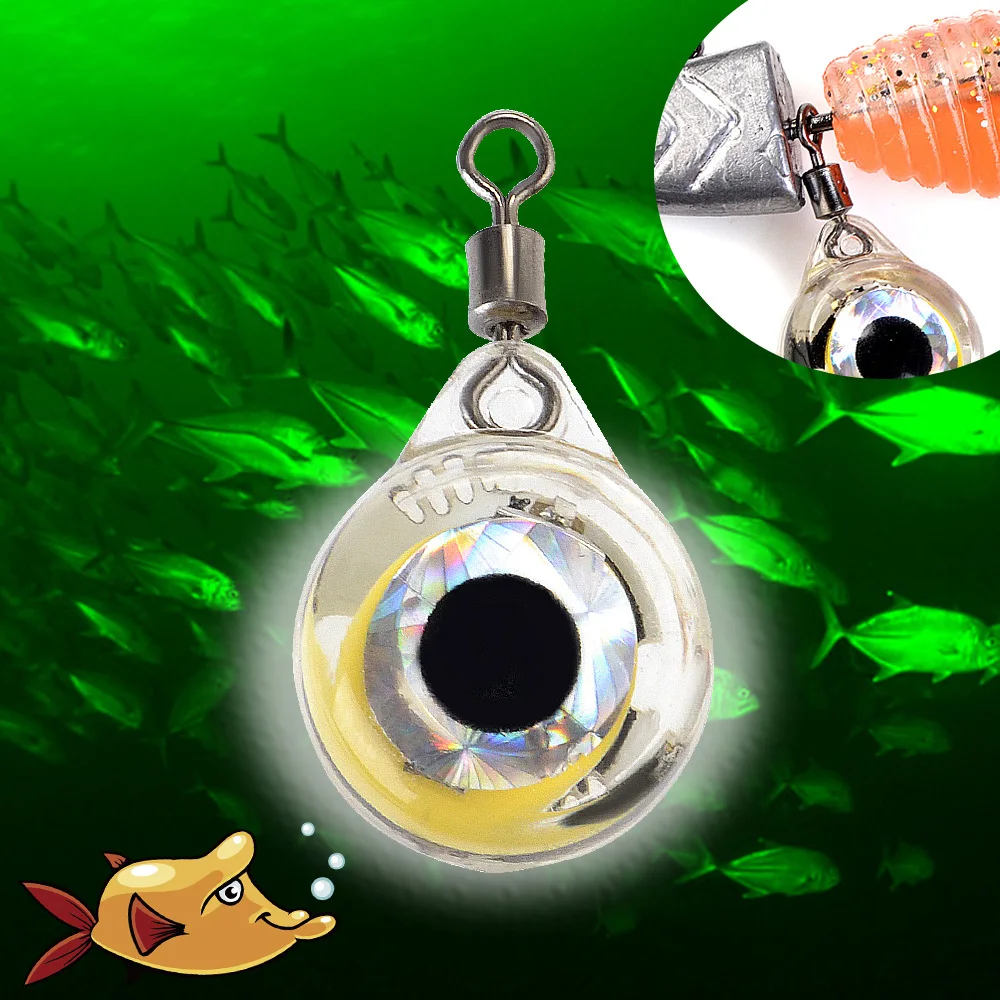 Ночной светодиодный мини-светильник FISH KING для подводной рыбалки приманка