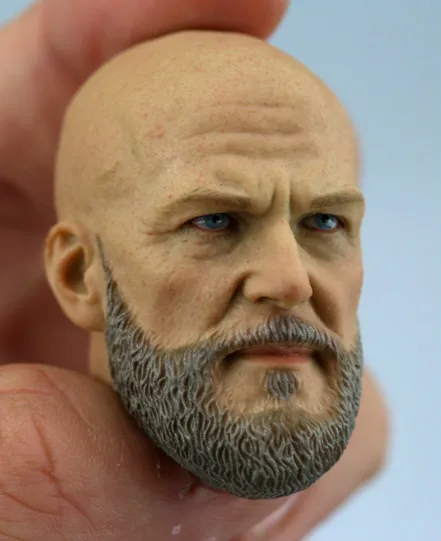 Изготовленный На Заказ 1/6 Железный человек BOSS бородатый манго голова лепить A-20