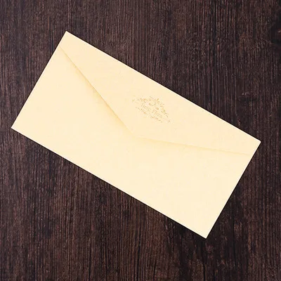 12 шт./лот B2 ретро цвет золотой фольги западный стиль бумажный конверт бизнес приглашение письмо на 5th конверт DL - Цвет: 15