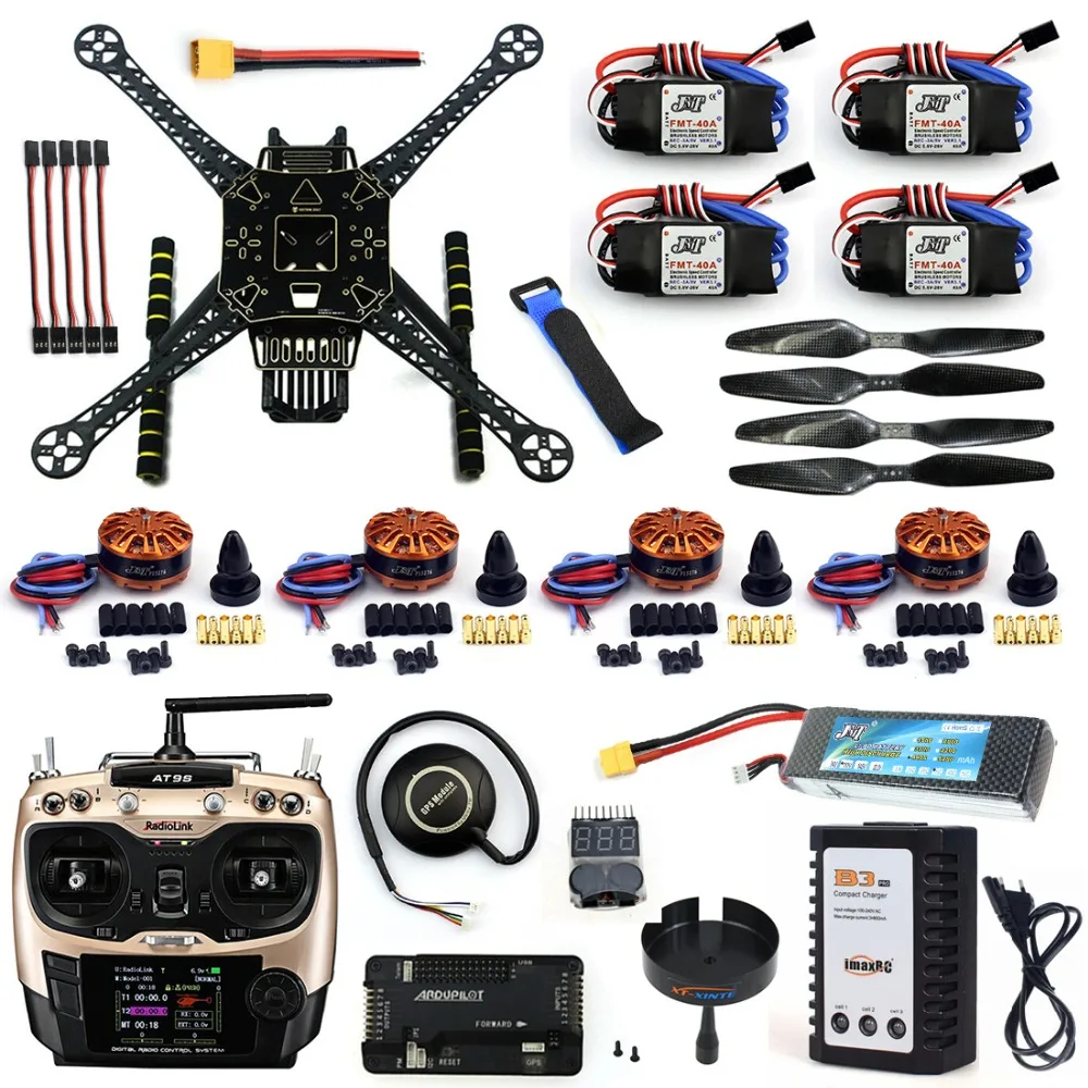 F19457 H DIY 4 Axle RC FPV font b Drone b font S600 Frame Kit with