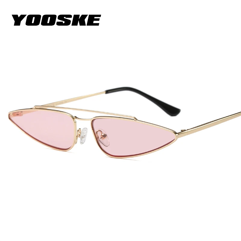 

YOOSKE Retro Women Sunglasses Sexy Small Cat Eye Eyewear Fashion Vintage Ladies Sun glasses Women Brand Designer UV400