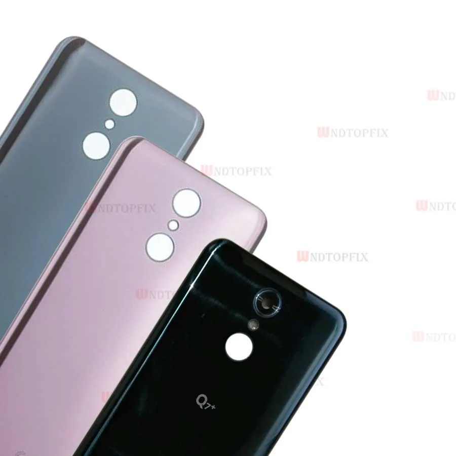 New Original For 5 5 LG Q7 Back Battery Cover Rear Door Housing Replacement Parts For 4
