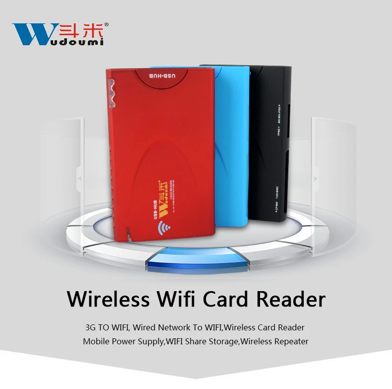 Portable Multiple font b Smartphone b font WiFi Wireless card reader 3G wifi router power bank