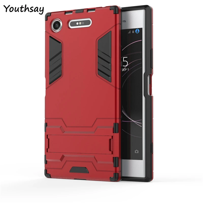 Youthsay чехол для Sony Xperia XZ1 F8342 F8341 ударопрочный роскошный с роботом чехол|luxury case|sony