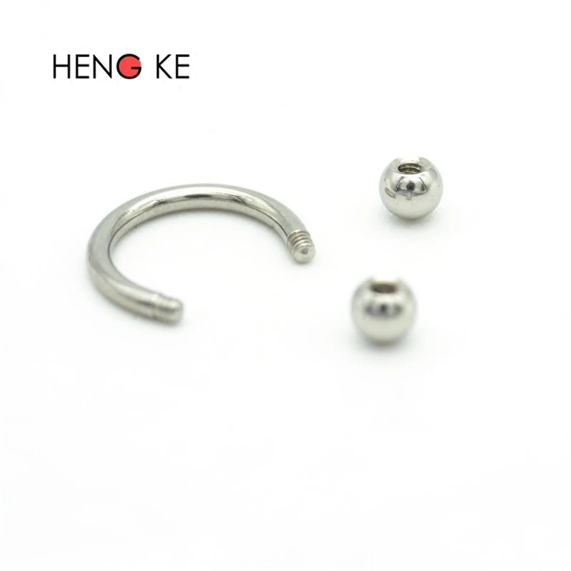 Кольца Для Пирсинга Ушей 10 шт./лот 16 г для перегородки носа сосков бровей|nose