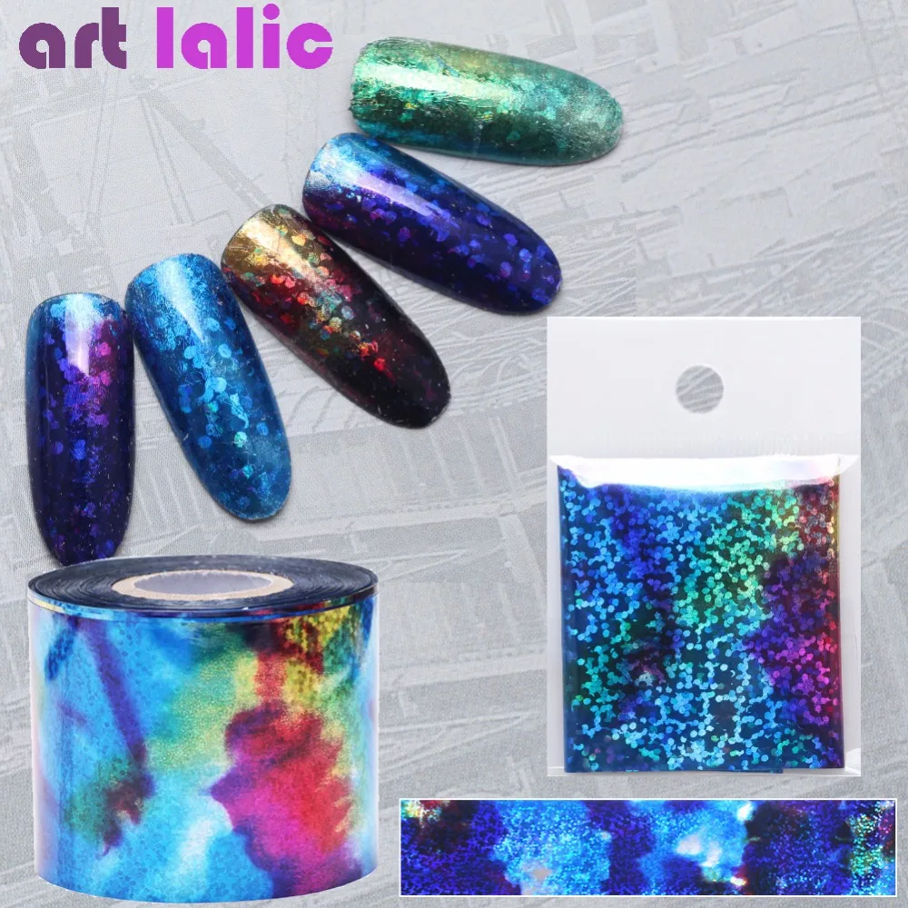 

5 *20cm Nail Accessories Van Gogh Star Nail Foil Stickers Decals DIY Tools Starry Sky Fantasy Nail Art Decoration