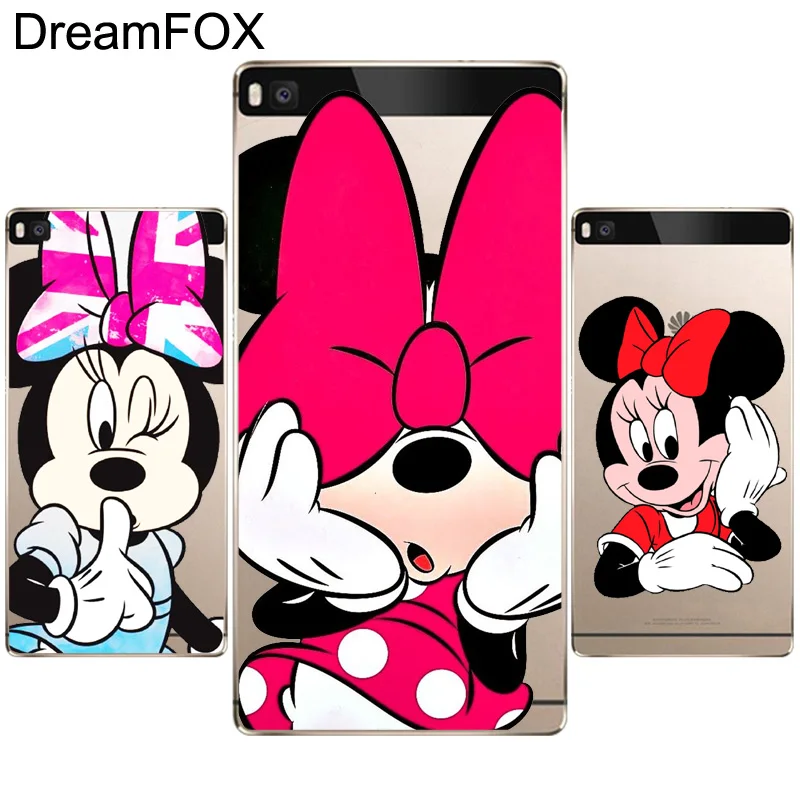 DREAMFOX N007 Прохладный Микки Мышь силиконовый чехол-накладка из мягкого ТПУ чехол