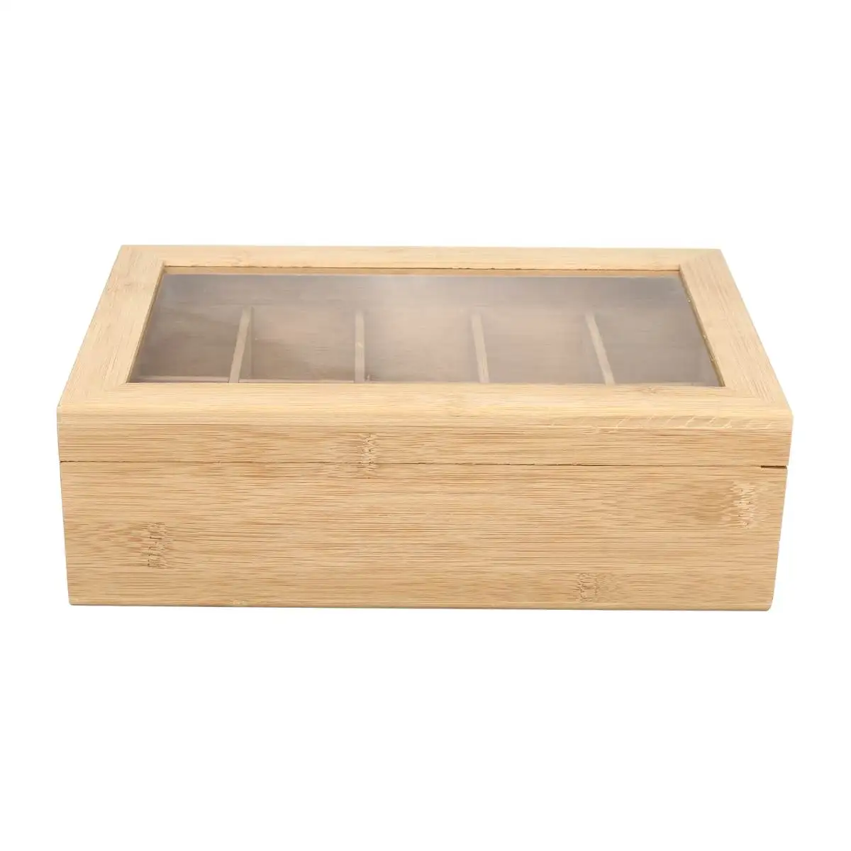 Многофункциональная 10 сеток бамбуковая коробка для чая сахар сумка для хранения корпус контейнера-органайзера украшения подарки кухонные аксессуары
