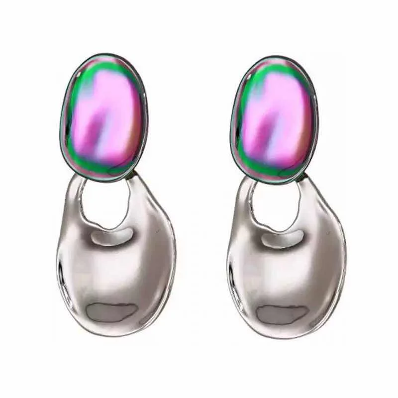 

2019 Amybaby Designer High Quality Luxury Womens Copper Double Circle Shape Womens Drop Earring Jewelry For Party