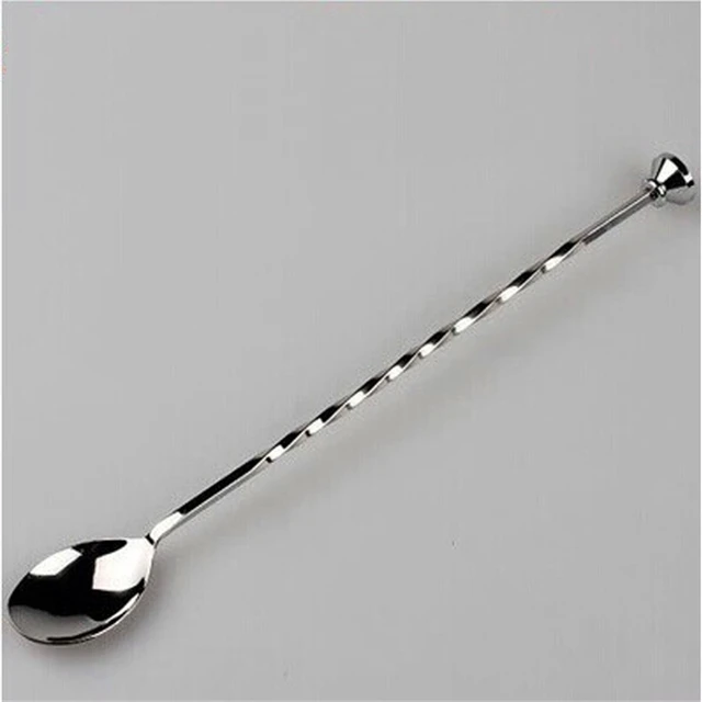 Stainless Steel Bar Spoon 27.5cm Swizzle Stick Stirrer Bar Mixing Spoon