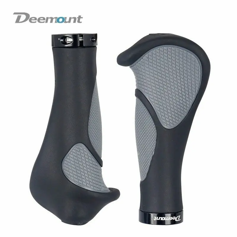 

1Pair Bike Handlebar Rubber+Alloy Grips with Lock Ring Shock-Proof Anti-Slip for MTB Mountain Road Bike Handmand Grips