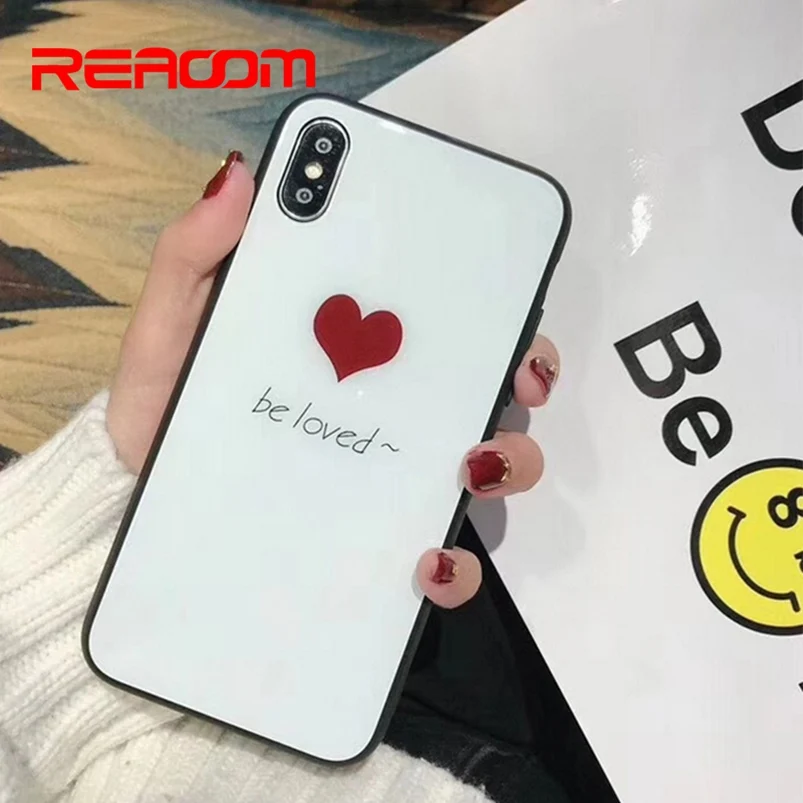 Reaoom Роскошный чехол для Xiaomi mi 8 Coque мода силиконовые милый закалённое защитное