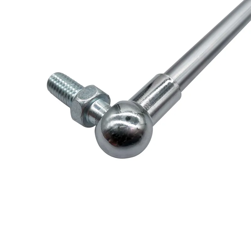 18*8 가스 봄 접이식 힌지 50N-500N/5kg-50kg 포스 리프트 지원 스트로크 거리 200mm 구멍 센터 거리 500mm