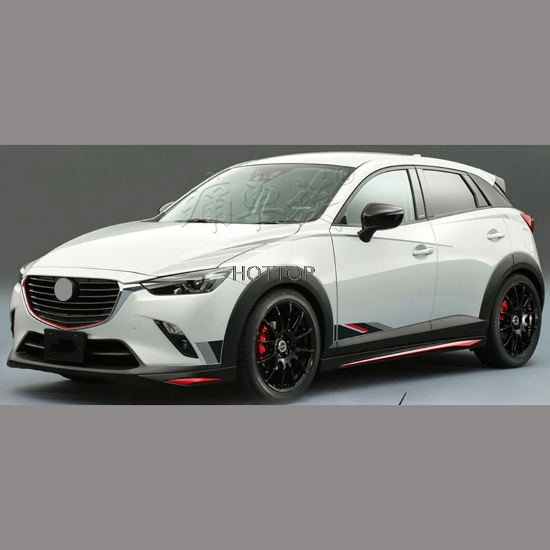 HOTTOP спортивный стиль кузова наклейки на автомобиль для MAZDA 2 3 6 CX-3 CX-5 AXELA ATENZA Двусторонняя наклейка автомобиля-Стайлинг