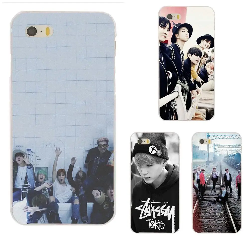 

Kpop Bangtan Boys Soft TPU Cell Cover Case For Apple iPhone 4 4S 5 5C 5S SE 6 6S 7 8 Plus X XS Max XR