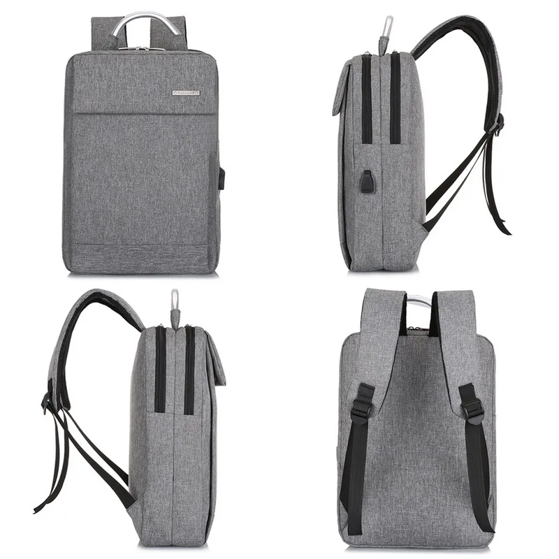  Litthing Anti Theft Usb Laptop Backpack 2019 Business Large Capacity Backpack Men Computer School B - 33027236687