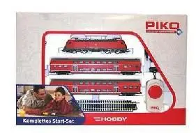 Imported Train Set Series - Germany PIKO-BR 182 electric locomotive passenger train 2 layer suit/Cool |