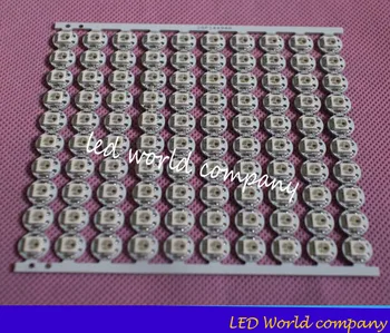 

100pcs x mini board (10mm*3mm) WS2812B Heatsink 5V WS2811 WS2812 built-in RGB led pixel nodes Addressable led module led strip