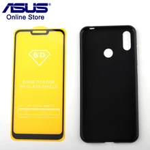 Полностью закаленное стекло ASUS ZenFone Max Pro(M2) ZB633KL, 6,3 дюймов, полное Защитное стекло для ASUS, чехол+ полный экран