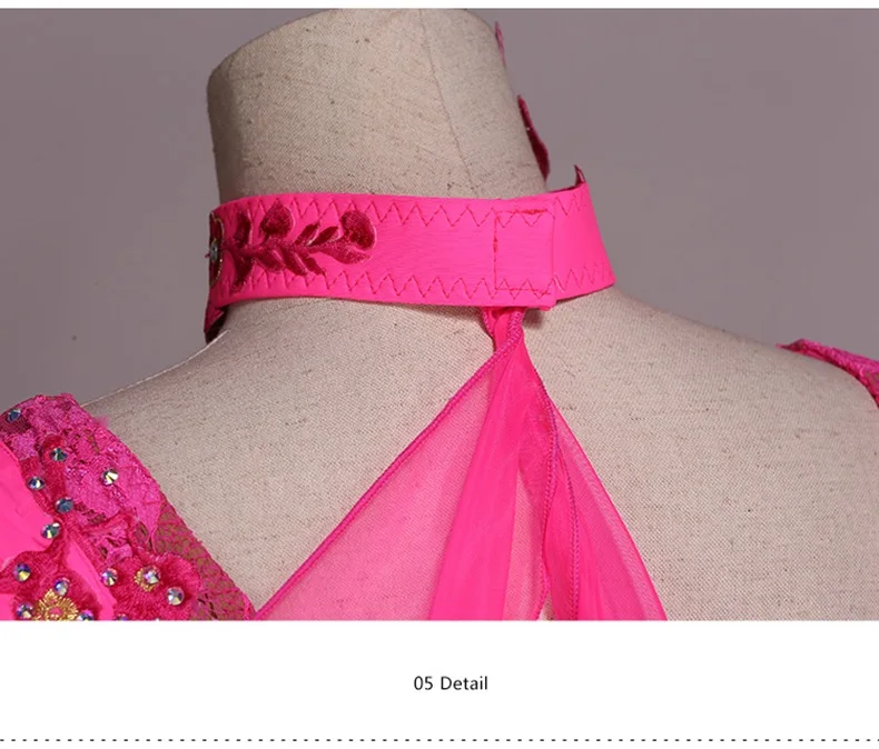 Леди фокстрот фламико обычные платья Женский бальный костюм для танцев с одним рукавом танцы Вальс Танго Костюм для соревнований 8 цветов